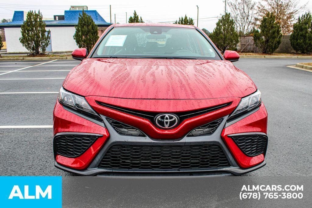 used 2021 Toyota Camry car, priced at $21,420