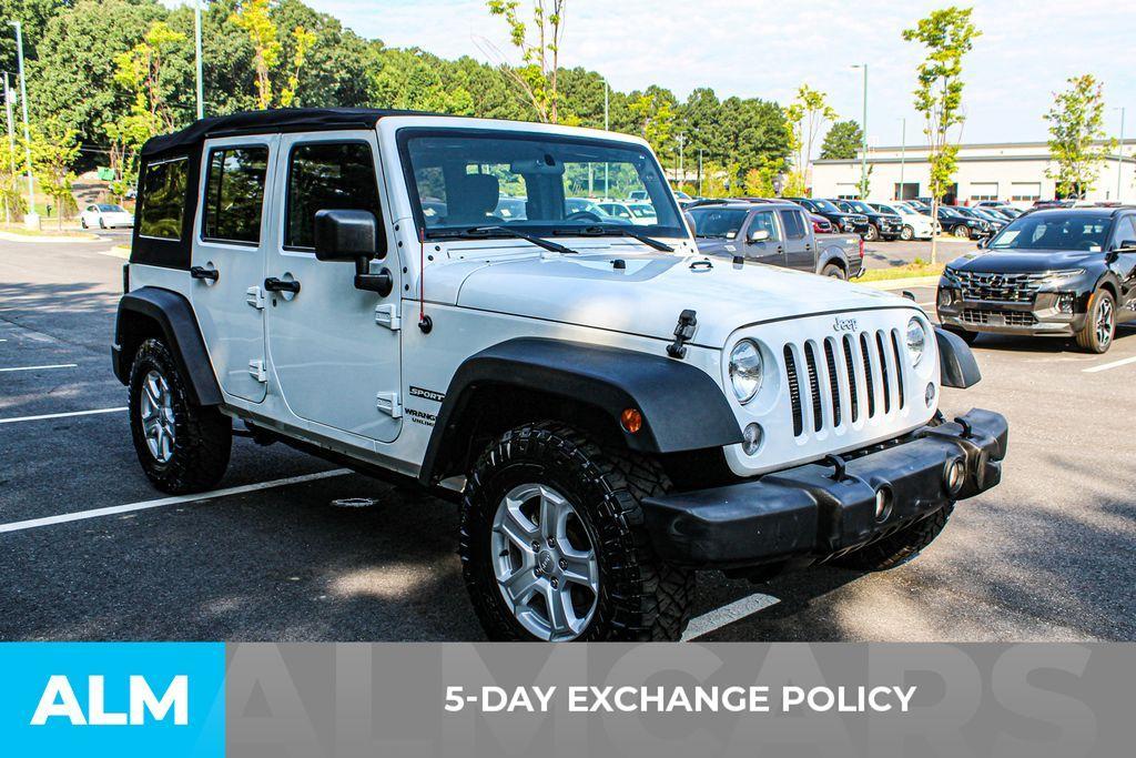 used 2016 Jeep Wrangler Unlimited car, priced at $18,420