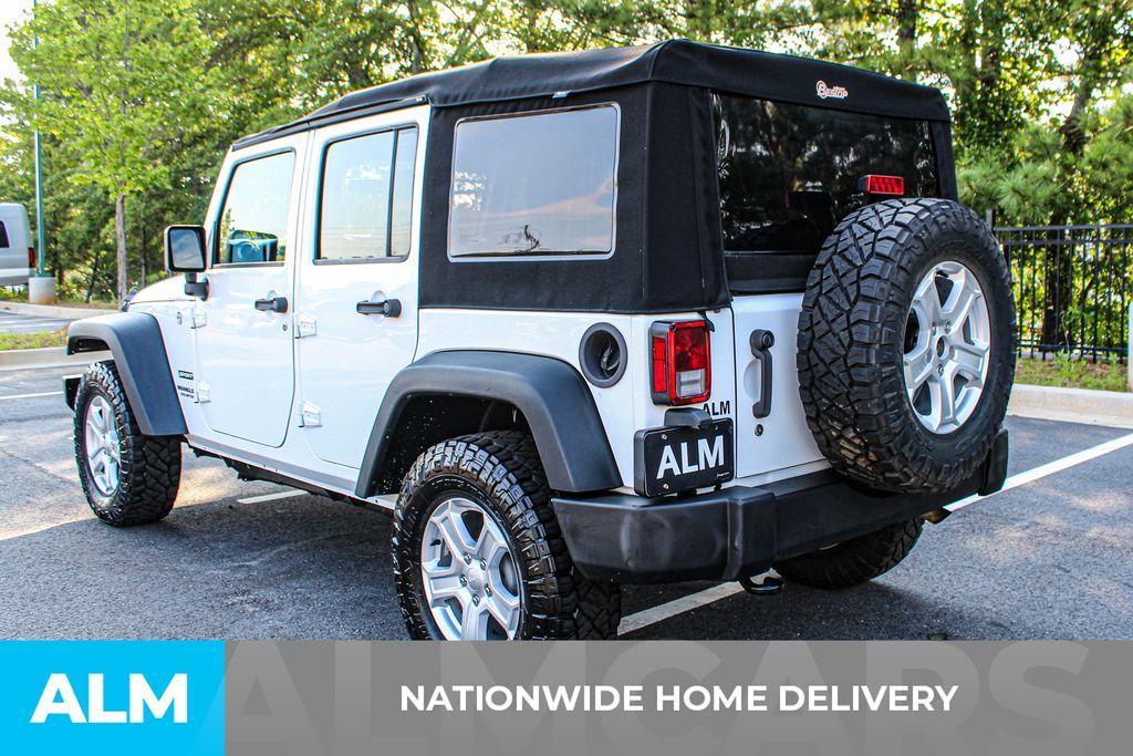 used 2016 Jeep Wrangler Unlimited car, priced at $18,420
