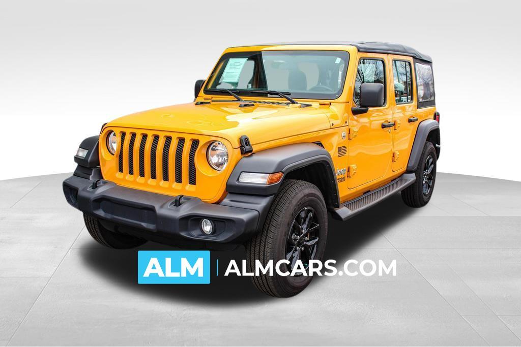 used 2021 Jeep Wrangler Unlimited car, priced at $30,420