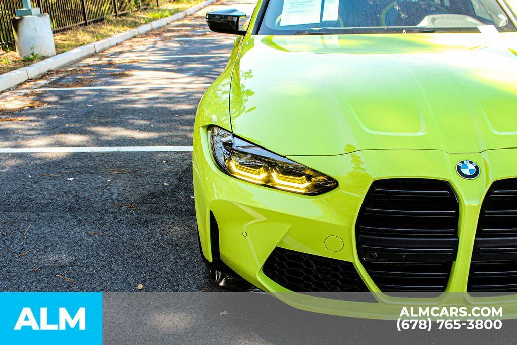 used 2022 BMW M3 car, priced at $73,420