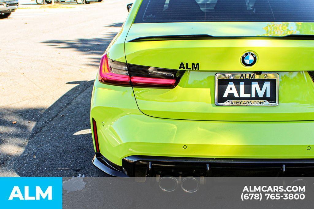 used 2022 BMW M3 car, priced at $73,420