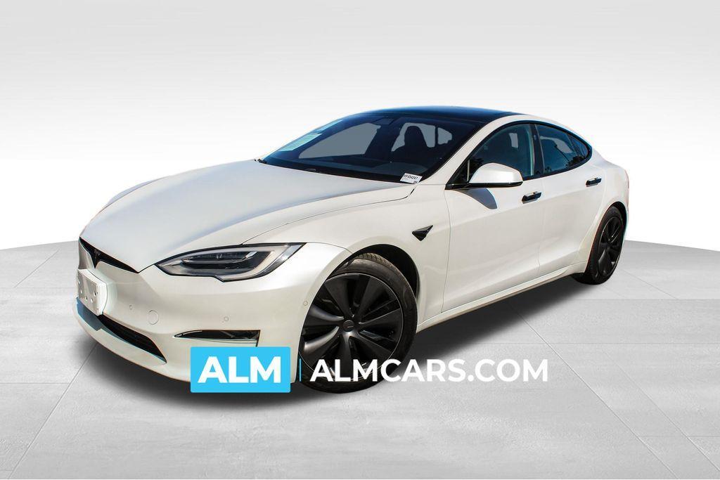 used 2021 Tesla Model S car, priced at $54,420