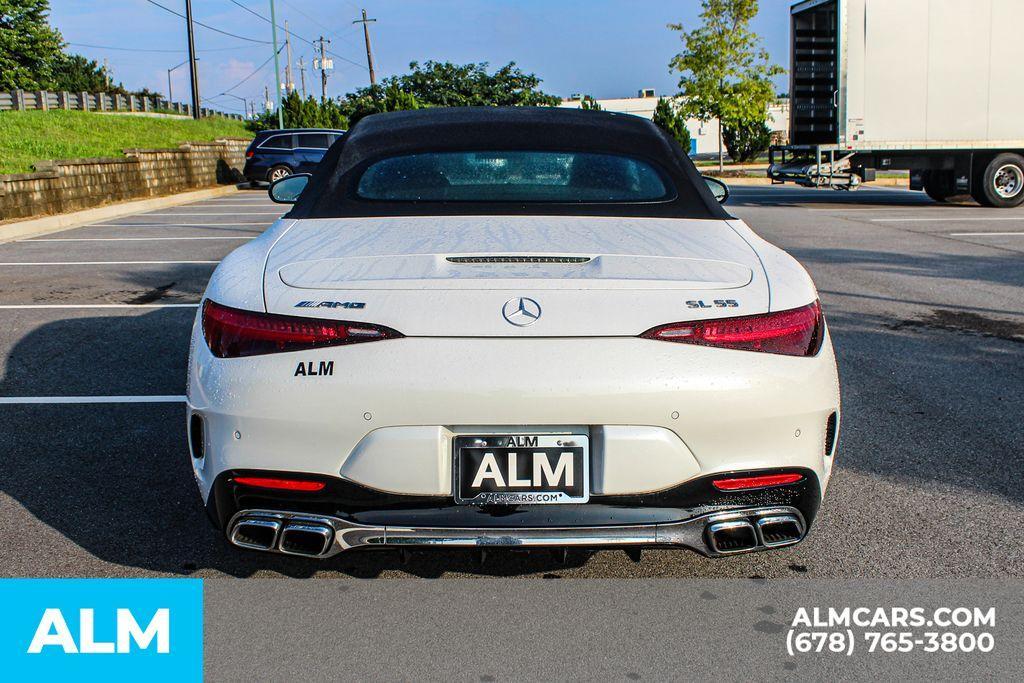 used 2022 Mercedes-Benz AMG SL 55 car, priced at $79,460