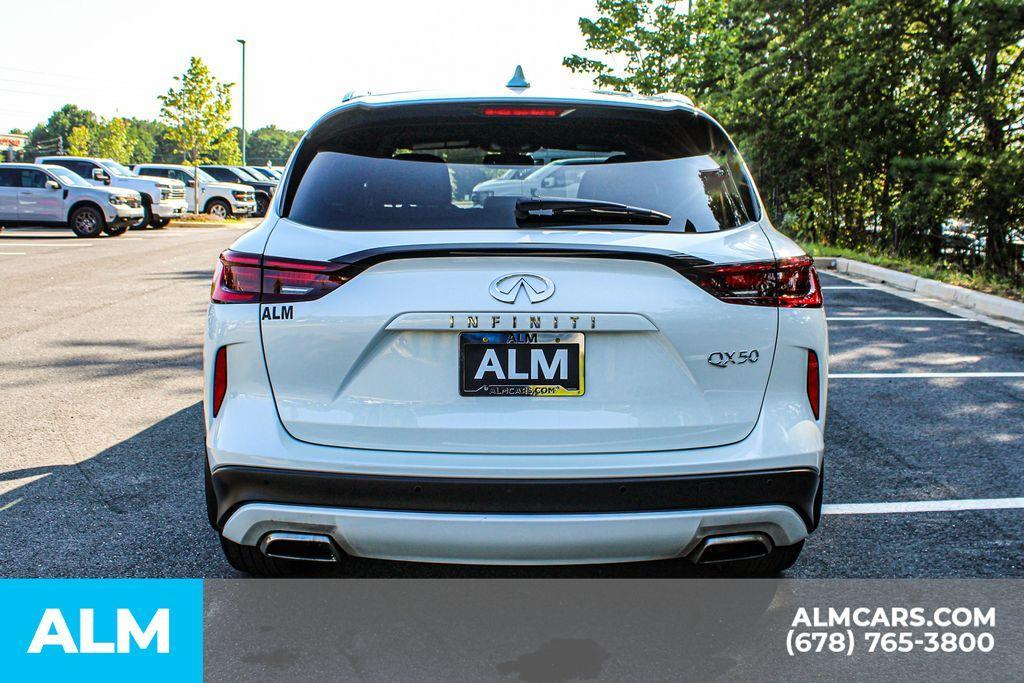 used 2022 INFINITI QX50 car, priced at $25,460