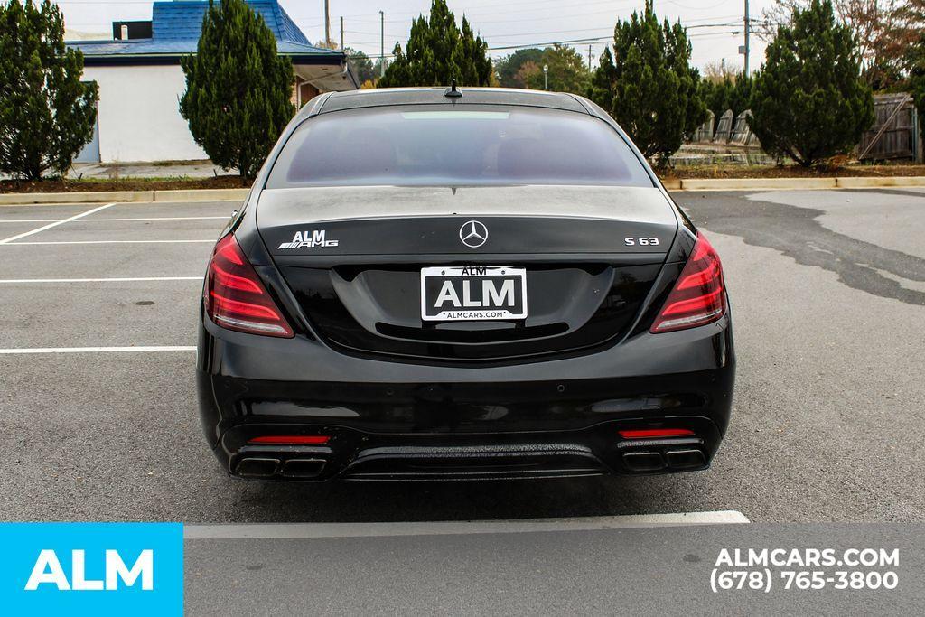used 2018 Mercedes-Benz AMG S 63 car, priced at $45,420