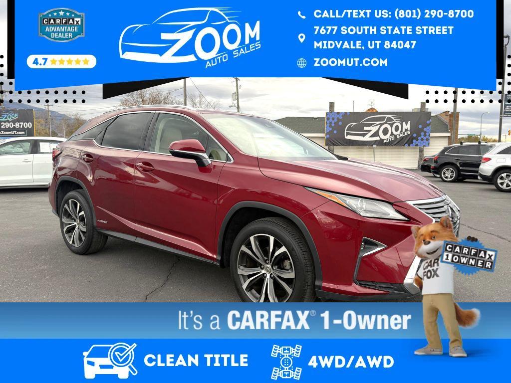 used 2017 Lexus RX 450h car, priced at $22,490