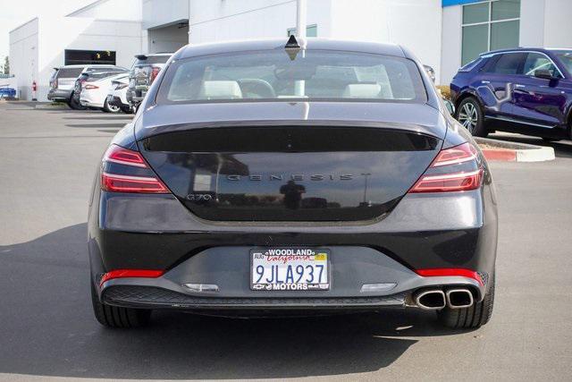 used 2022 Genesis G70 car, priced at $22,966