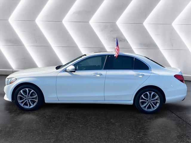 used 2018 Mercedes-Benz C-Class car, priced at $17,000