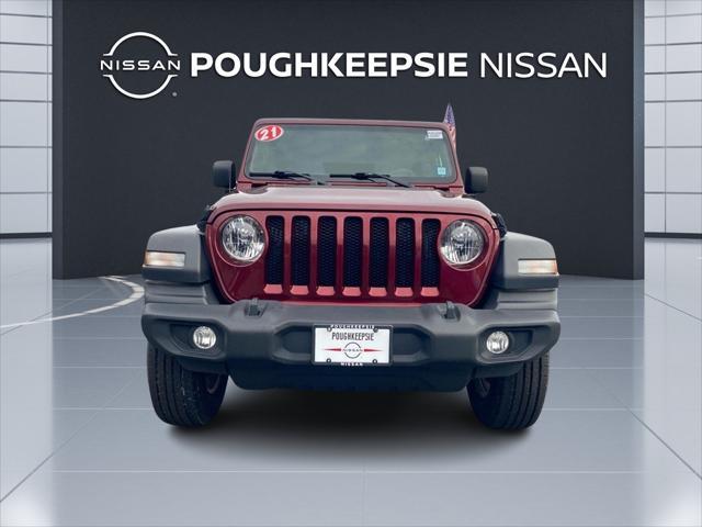 used 2021 Jeep Wrangler Unlimited car, priced at $24,980