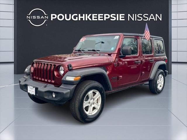 used 2021 Jeep Wrangler Unlimited car, priced at $24,980