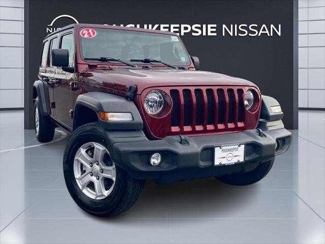 used 2021 Jeep Wrangler Unlimited car, priced at $24,980