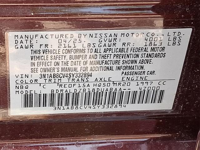 new 2025 Nissan Sentra car, priced at $25,932