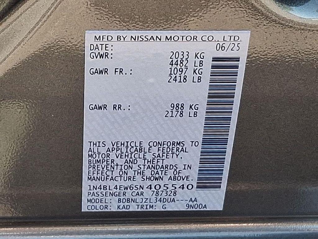 new 2025 Nissan Altima car, priced at $36,538