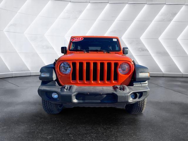 used 2018 Jeep Wrangler Unlimited car, priced at $19,500