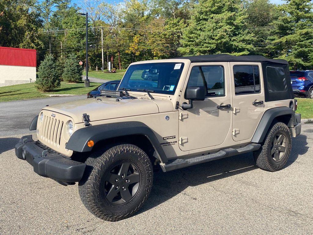 used 2016 Jeep Wrangler Unlimited car, priced at $19,966