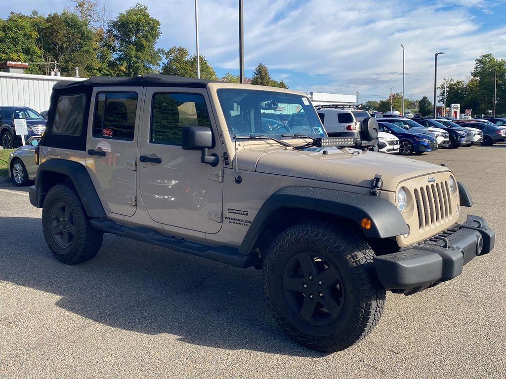 used 2016 Jeep Wrangler Unlimited car, priced at $19,966