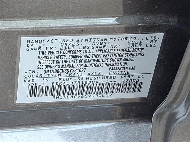 new 2025 Nissan Sentra car, priced at $25,753
