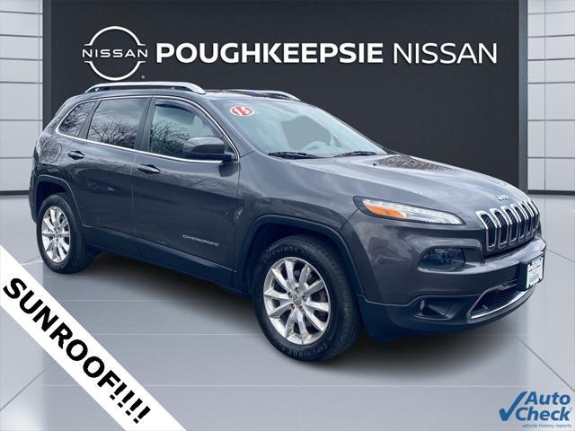 used 2015 Jeep Cherokee car, priced at $11,281
