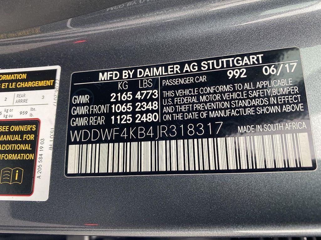 used 2018 Mercedes-Benz C-Class car, priced at $15,000