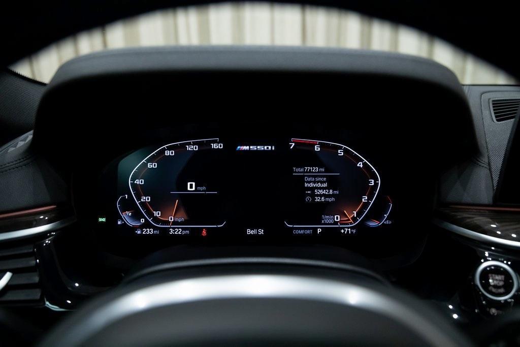used 2020 BMW M550 car, priced at $32,870
