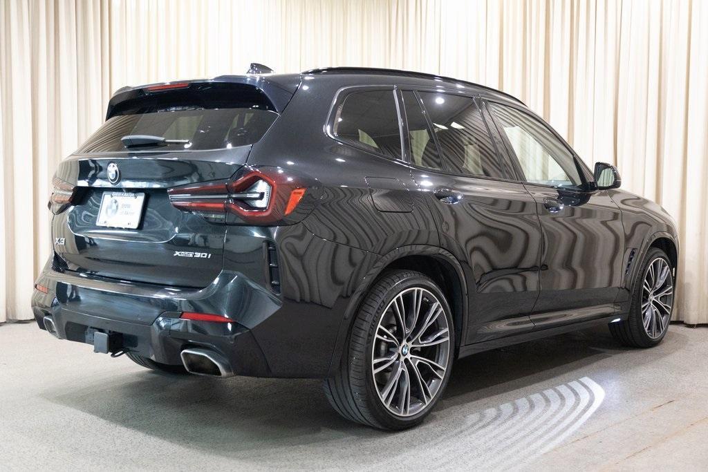 used 2022 BMW X3 car, priced at $35,396