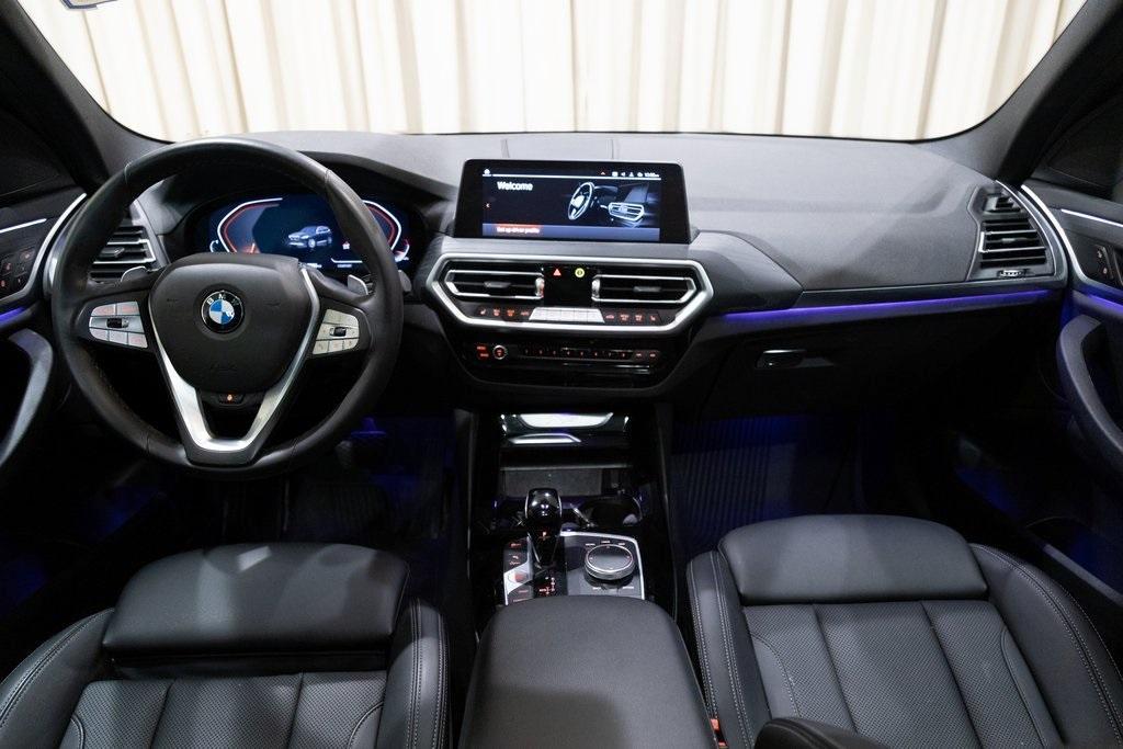 used 2022 BMW X3 car, priced at $31,195
