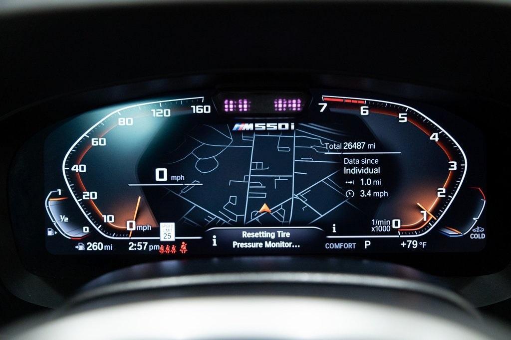 used 2023 BMW M550 car, priced at $63,686