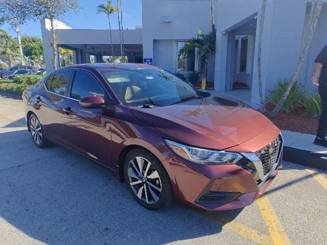 used 2021 Nissan Sentra car, priced at $19,999