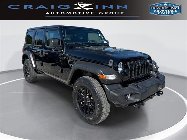 used 2022 Jeep Wrangler Unlimited car, priced at $30,998