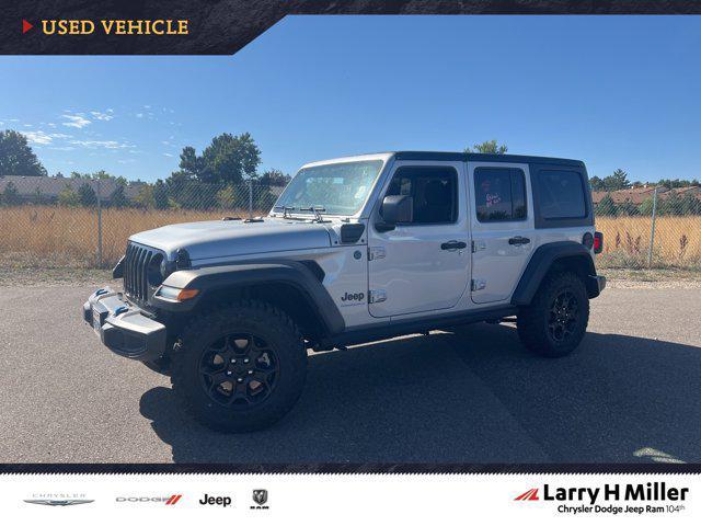 used 2023 Jeep Wrangler 4xe car, priced at $34,000