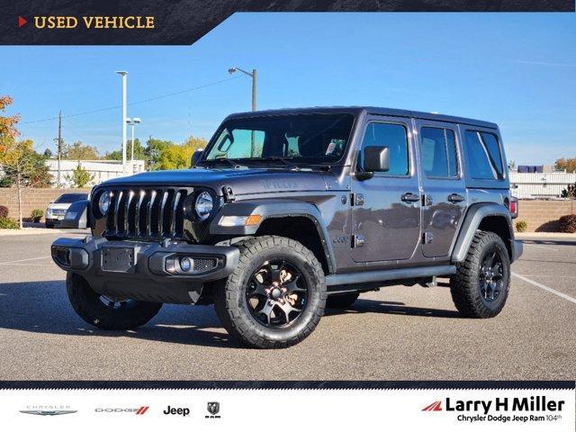 used 2022 Jeep Wrangler Unlimited car, priced at $30,000