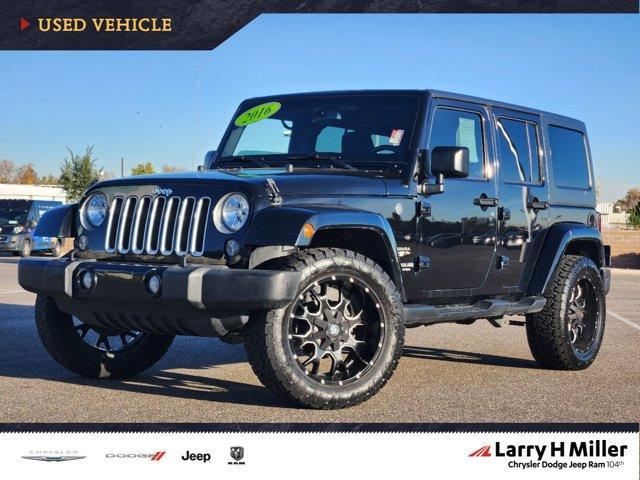 used 2016 Jeep Wrangler Unlimited car, priced at $17,400