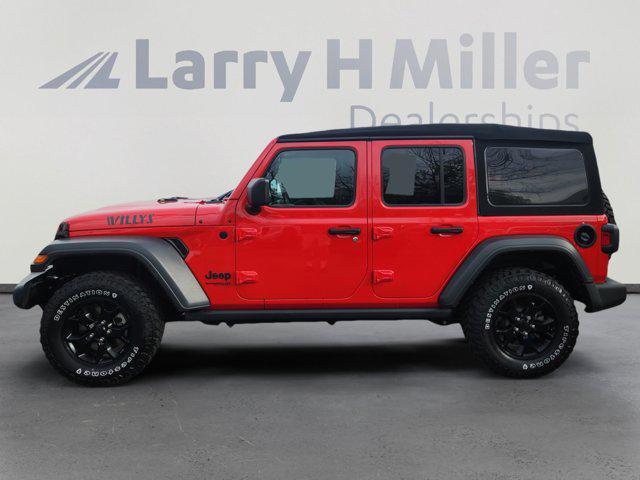 used 2021 Jeep Wrangler Unlimited car, priced at $32,500