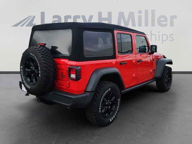 used 2021 Jeep Wrangler Unlimited car, priced at $32,500