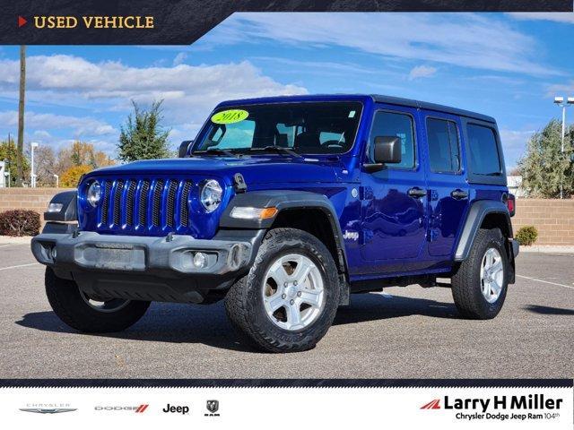 used 2018 Jeep Wrangler Unlimited car, priced at $28,900