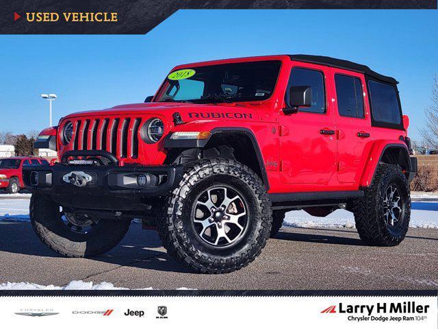 used 2018 Jeep Wrangler Unlimited car, priced at $35,000