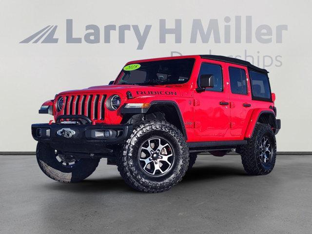 used 2018 Jeep Wrangler Unlimited car, priced at $33,500