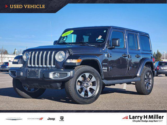 used 2018 Jeep Wrangler Unlimited car, priced at $25,000