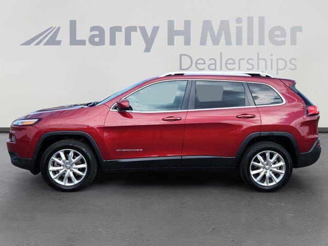 used 2015 Jeep Cherokee car, priced at $15,500