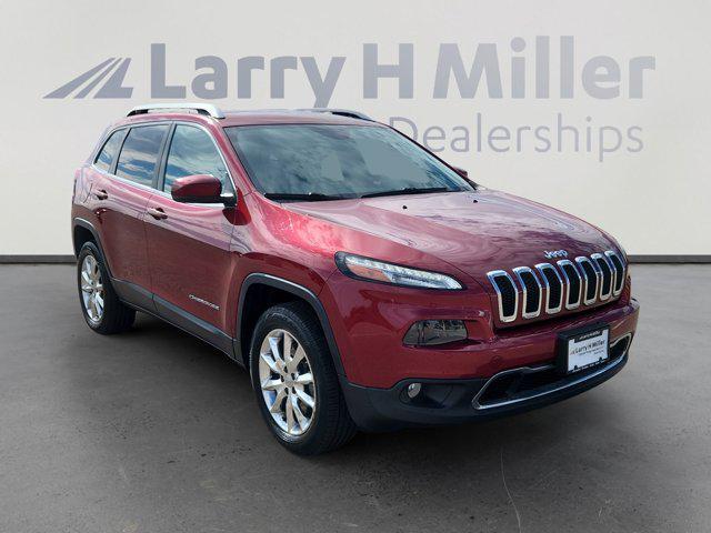 used 2015 Jeep Cherokee car, priced at $15,500