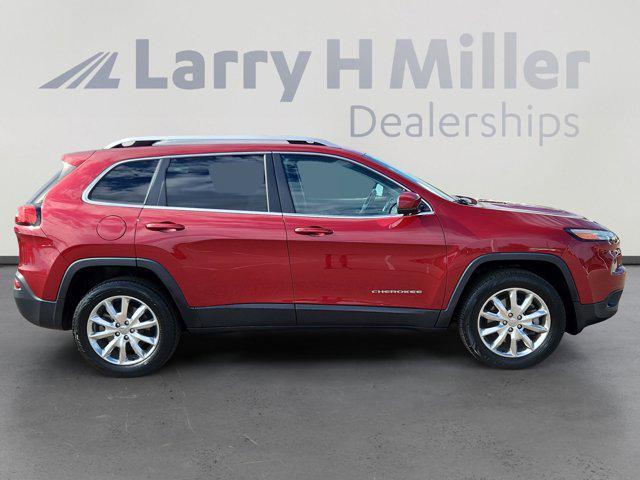 used 2015 Jeep Cherokee car, priced at $15,500