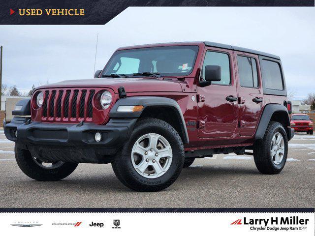 used 2021 Jeep Wrangler Unlimited car, priced at $29,500