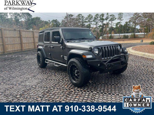 used 2018 Jeep Wrangler Unlimited car, priced at $26,073