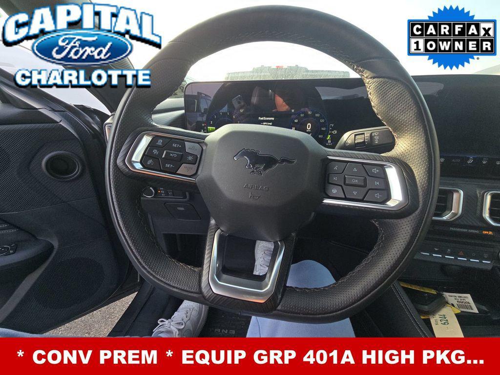 used 2024 Ford Mustang car, priced at $39,999