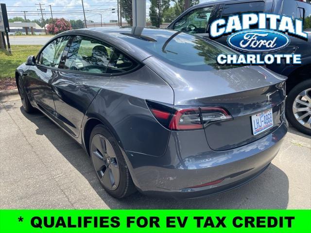 used 2022 Tesla Model 3 car, priced at $24,199