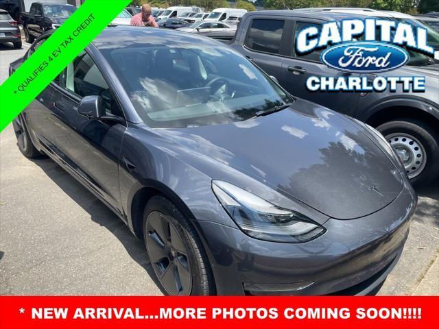 used 2022 Tesla Model 3 car, priced at $24,199
