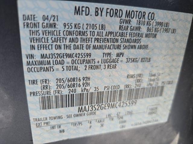 used 2021 Ford EcoSport car, priced at $13,999