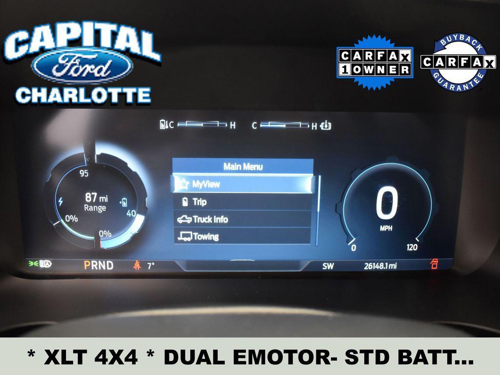 used 2023 Ford F-150 Lightning car, priced at $35,999