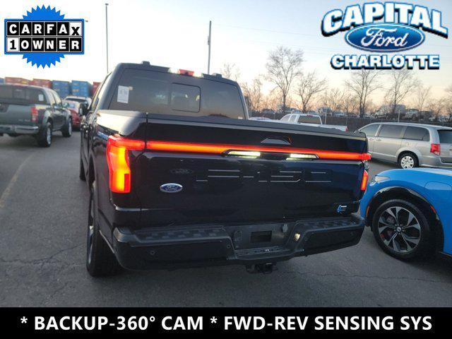 used 2023 Ford F-150 Lightning car, priced at $53,999